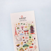 Suatelier Design "Daily in Tokyo" Sticker Sheet