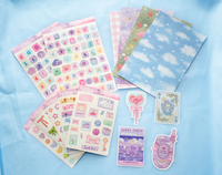 Unicorn Eclipse Junk Journal Sticker Kit