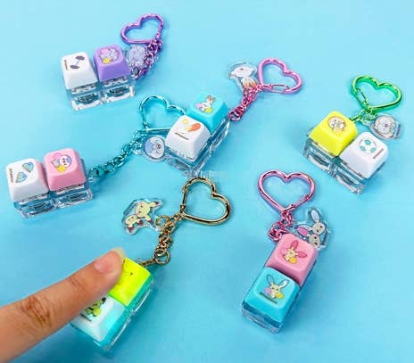 Pokémon Peaceful Place LED Keycap Keychain – 2 Keycaps