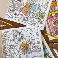On The Job Coloring Book