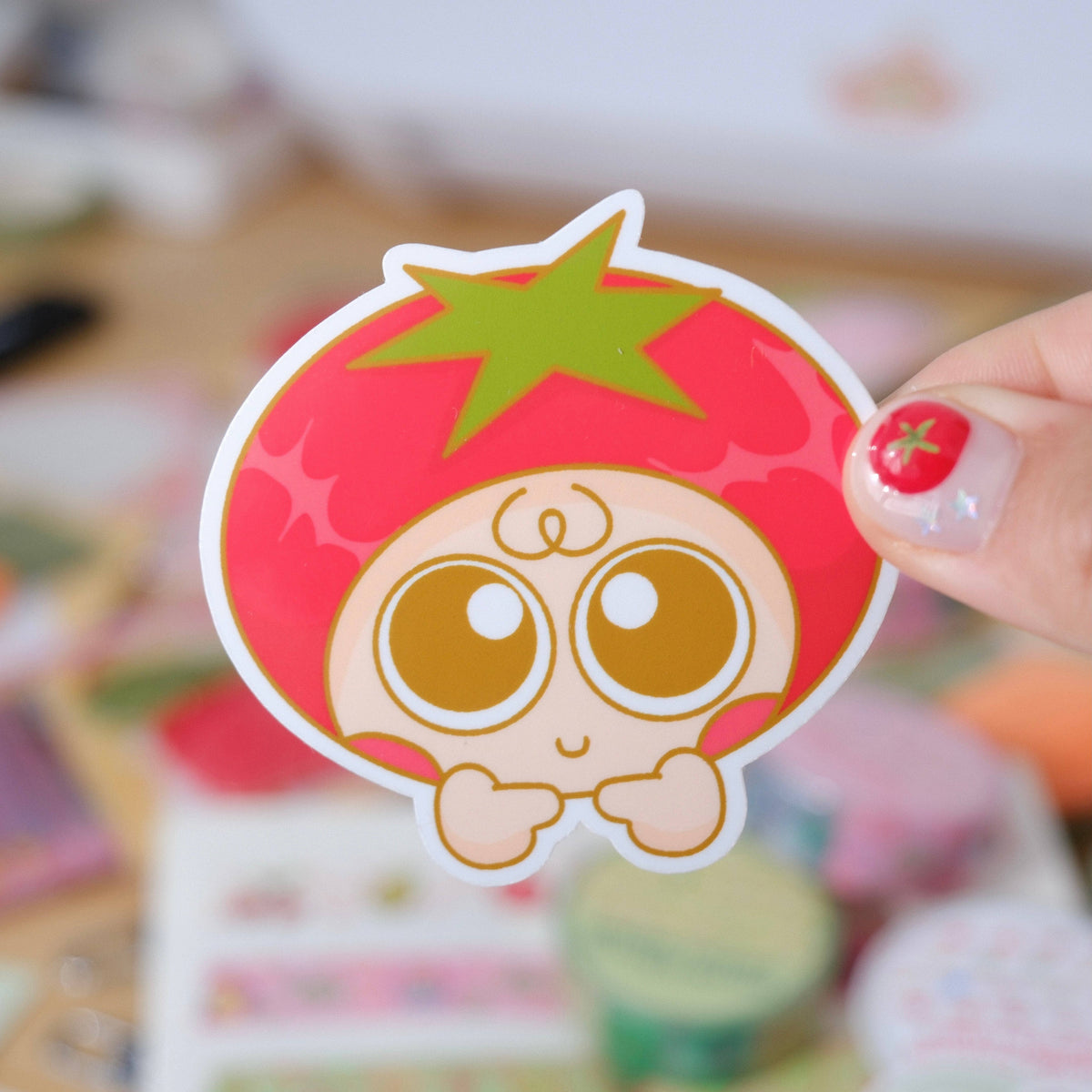Tenshi World Residents | tomato sticker