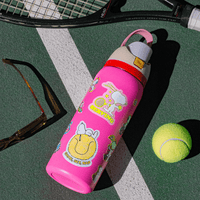 Serving by Snoopy (Tennis) - Die-Cut Sticker (Back to School)