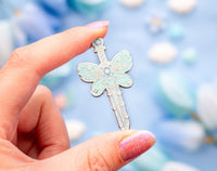 Unicorn Eclipse Frozen Sword Enamel Pin