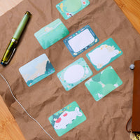 Paper Roll Labels - Ducks in Koi Pond