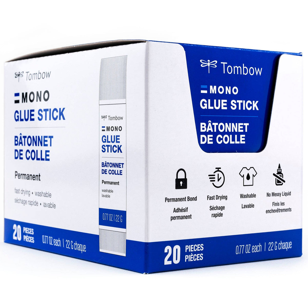 MONO Glue Stick, Medium, 20-Piece Display Box