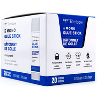 MONO Glue Stick, Medium, 20-Piece Display Box