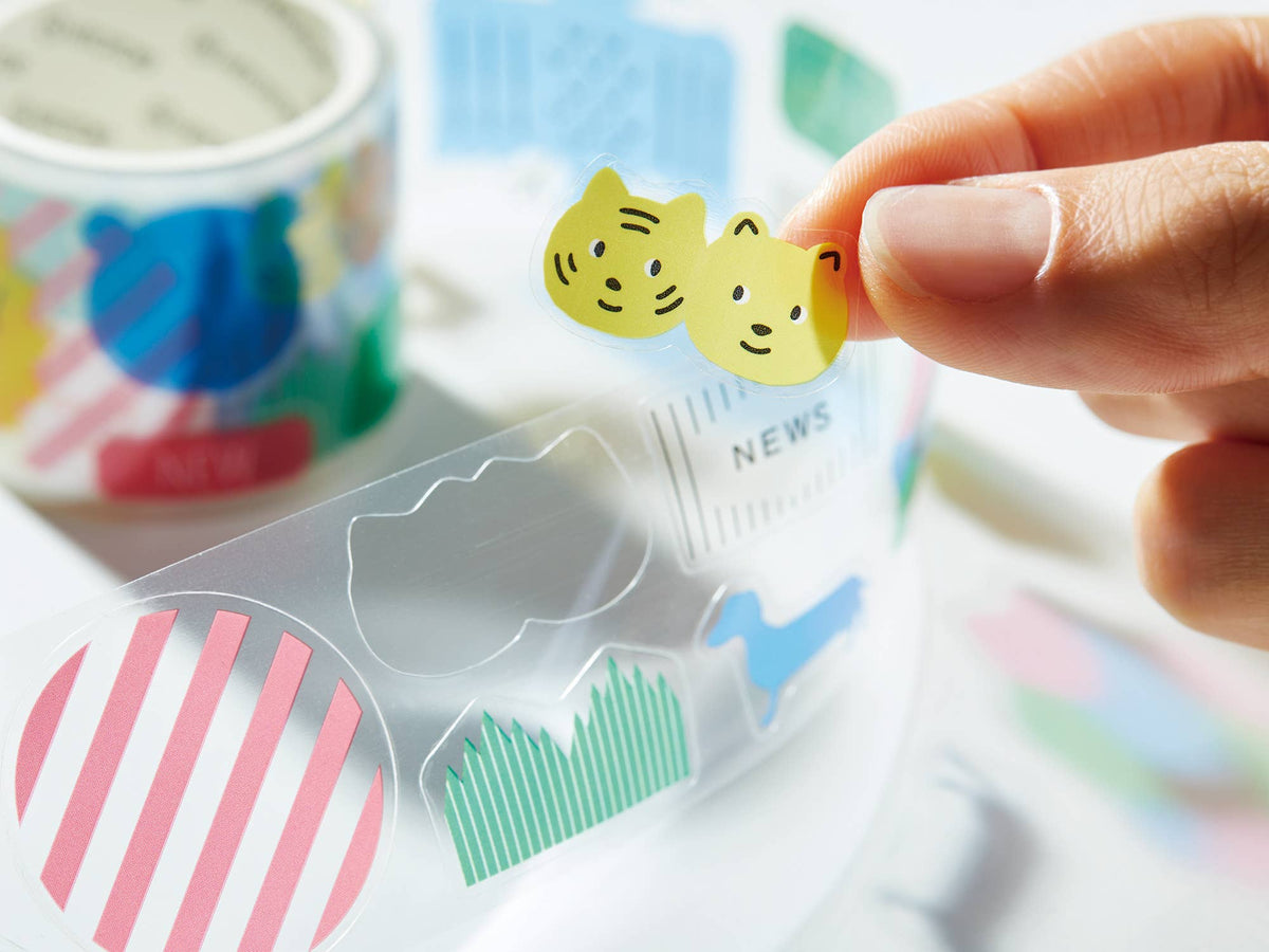 SODA transparent Masking Tape Sticker type