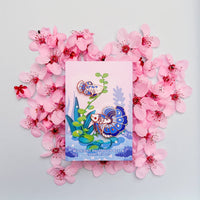 Enamel Pin -  Midnight Halfmoon Betta Pin Set