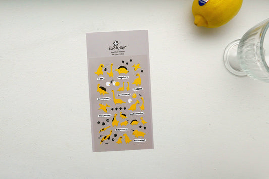 Suatelier Design Dino 1095 Sticker Sheet