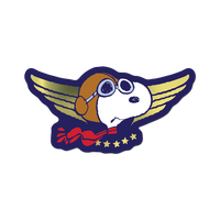 Flying Ace Snoopy - Die-Cut Sticker