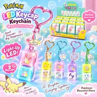 Pokémon Peaceful Place LED Keycap Keychain – 2 Keycaps