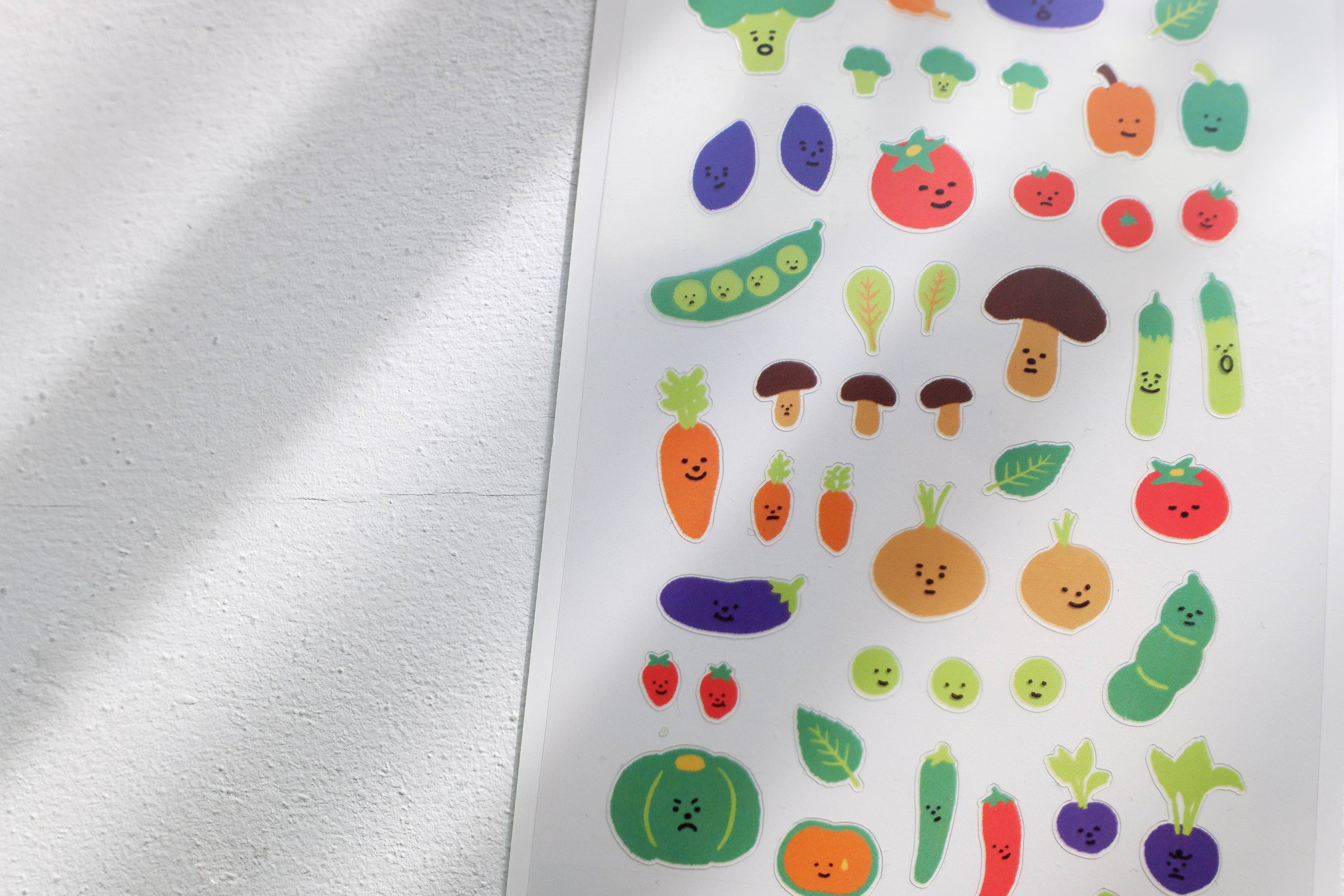 Vegetable Sticker Sheet - Hehe - Suatelier Design