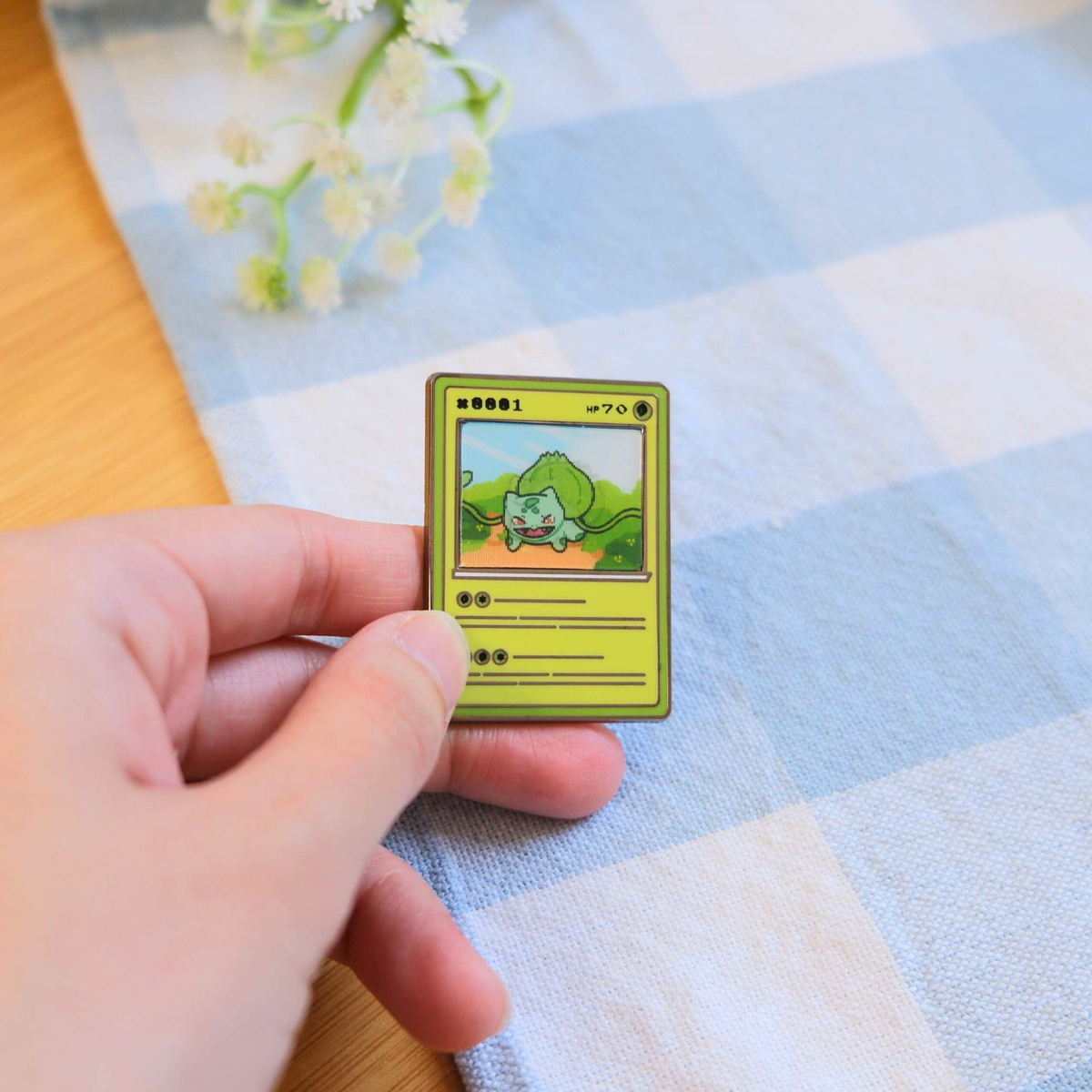 Ditto Poke Card Lenticular Pin