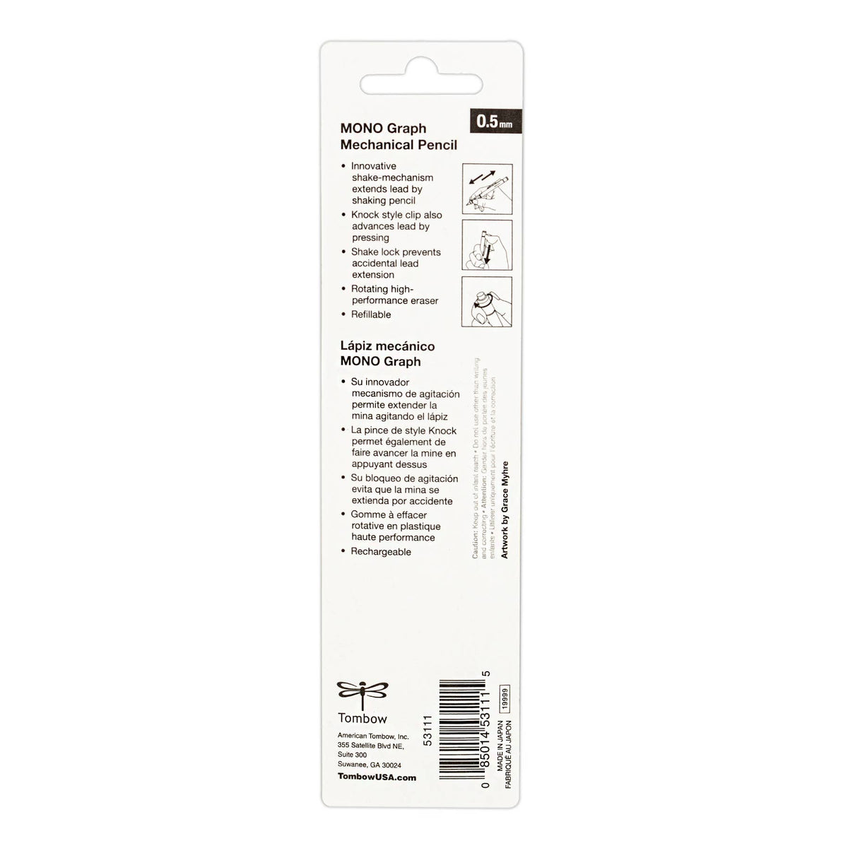 MONO Graph Mechanical Pencil, Tri Color