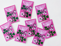 Sticker- Pink Botanical