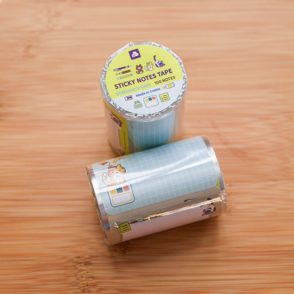 Paper Roll Labels  - Stationery Cats
