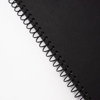 Blackwing A4 Spiral Notebook - Black