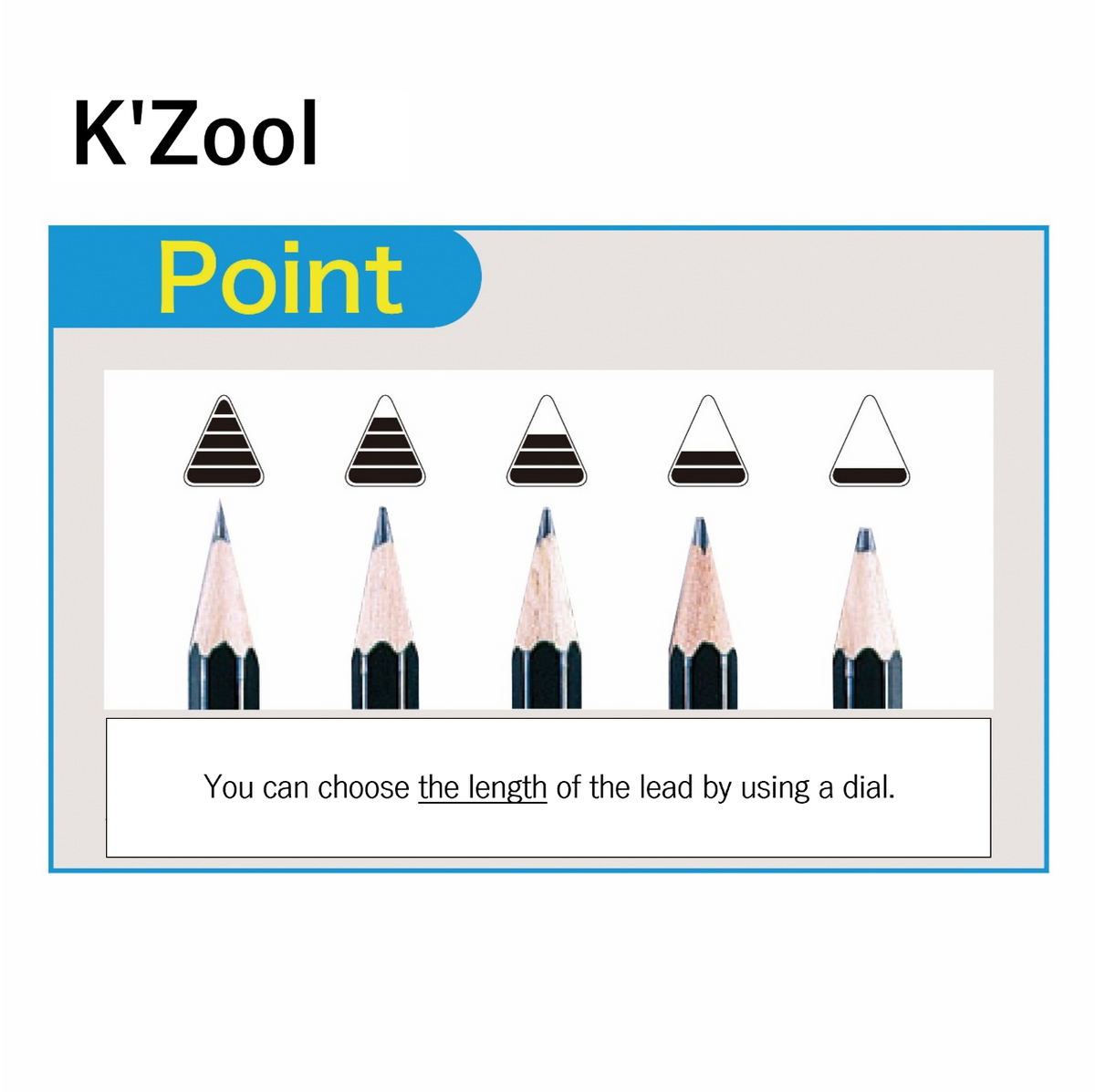 Kutsuwa K'zool Pencil Sharpener