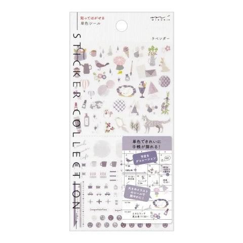 Midori Lavendar Sticker Sheet
