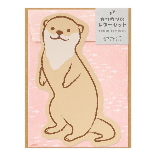 Midori Letter Set Otter