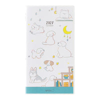 Midori POCKET DIARY SLIM DOG 2027